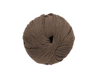 Coton à tricoter ou crocheter Natura n 22 Tropic brown