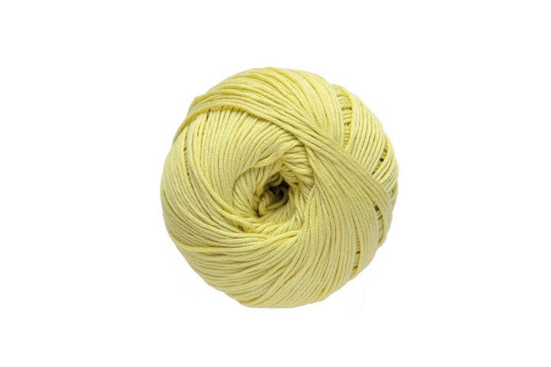 Coton à tricoter ou crocheter Natura n43 golden lemon image 1