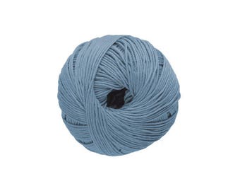 Coton à tricoter ou crocheter Natura n°26 blue jeans