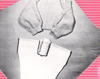Lazy Shoulderette and "Kimono" Sweater- Strick-Matador (PDF - EBook - Digital Download) - Pattern for Machine Knitting