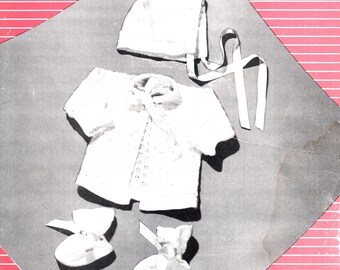 Jacket Baby Set - Strick-Matador (PDF - EBook - Digital Download) - Pattern for Machine Knitting