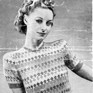 Fair Isle Jumper - Bestway (PDF - EBook - Digital Download) - Pattern Hand Knitting
