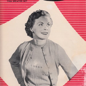 Classic Twin Sweater Set and Socks - Strick-Matador (PDF - EBook - Digital Download) - Pattern for Machine Knitting