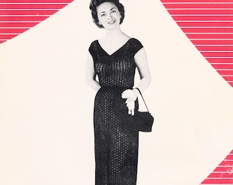 Cocktail Dress - Strick-Matador (PDF - EBook - Digital Download) - Pattern for Machine Knitting