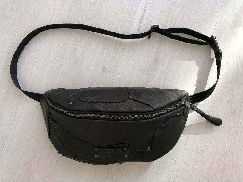 soft leather bum bag