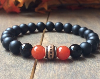 CHAKRA BRACELET - Sacral Chakra Bracelet, Real Stone, Crystal Jewelry, 7 Chakra Healing Bracelet, Healing Crystals and Stones, Bracelets