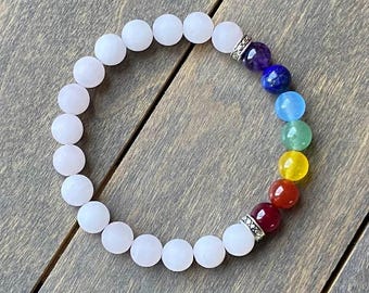 7 Chakra Bracelet, Chakra Bracelets, Healing Bracelet, Natural Stones, Chakra Jewelry, Seven Chakras, Chakra Healing, Crystal Bracelet, Bead