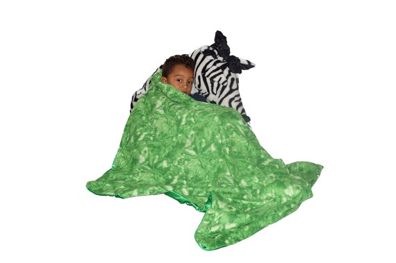 Zebra Bean Bag Chair With Blanket of Grass Etsy
