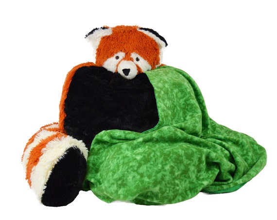 achterlijk persoon Guinness Harmonie Rode Panda zitzak stoel - Etsy Nederland