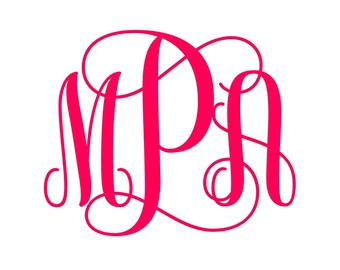 Monogram Printable | Etsy