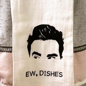 Schitt&#39;s Creek Tea Towels | I Prefer the Wine Not the Label | Warmest Regards | Fold In the Cheese | Ew, Dishes | I&#39;m Trying Not to Connect
