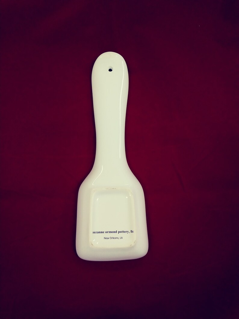Second Line Saxophone Player Porcelain Traditional Spoon Rest