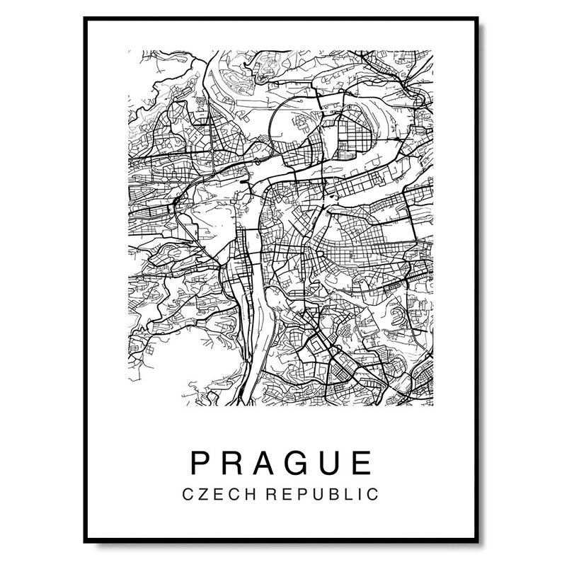 Custom Map Poster Map Print Custom City Print Custom City Map Art Streets Map Minimalist Decor Custom Map Set of 3 Prints Map Print