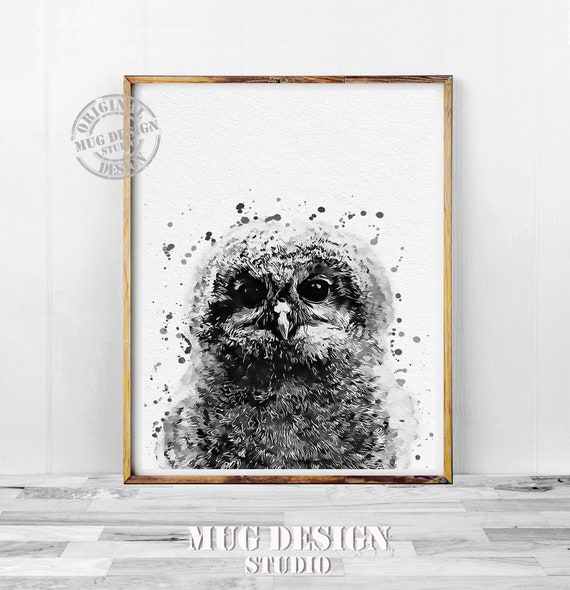 Bebe Buho Negro Blanco Impresiones Buho Acuarela Pintura Etsy Bebe Buho Negro Blanco Impresiones Buho Acuarela Pintura Etsy