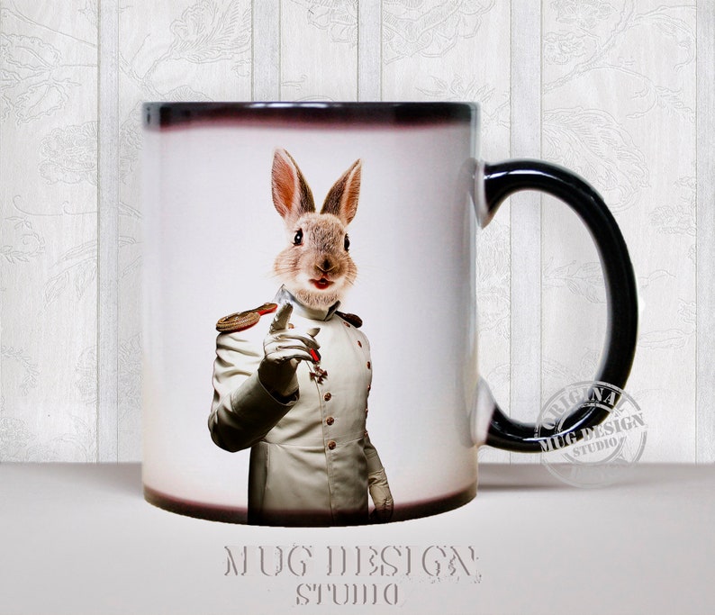 CéramiqueTasses CaféCollage Thé Tasse Lapin À TasseMugMug De DecorEn LapinUne 8nwOmN0v