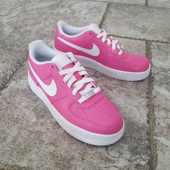 low top hot pink air force ones