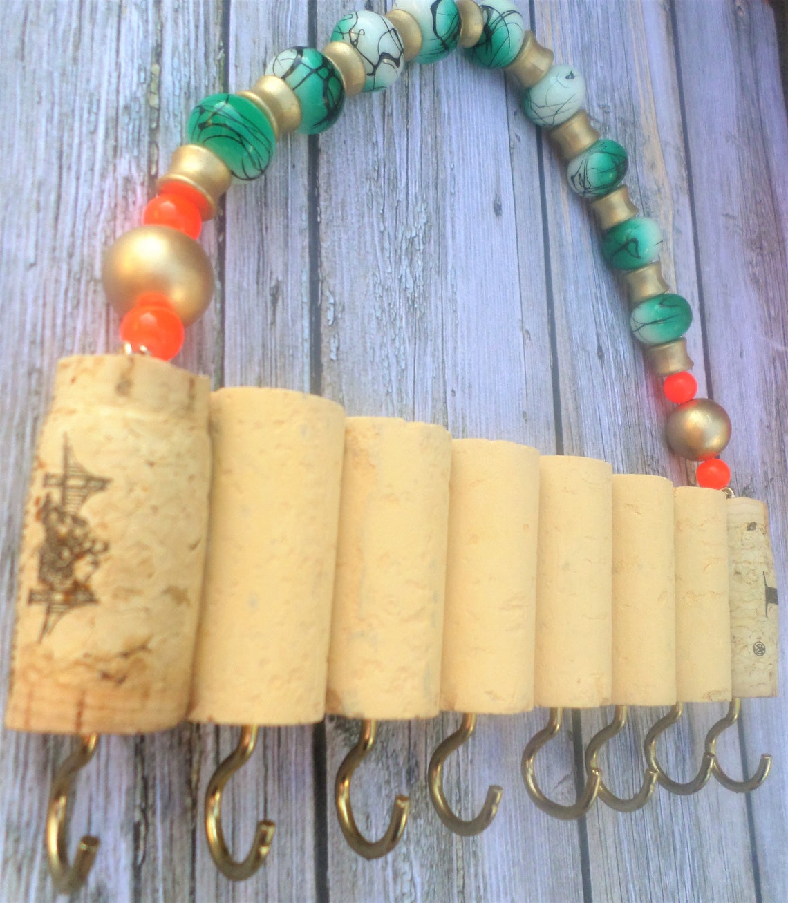 Wine Cork Jewelry Holder Jewelry Hanger Etsy