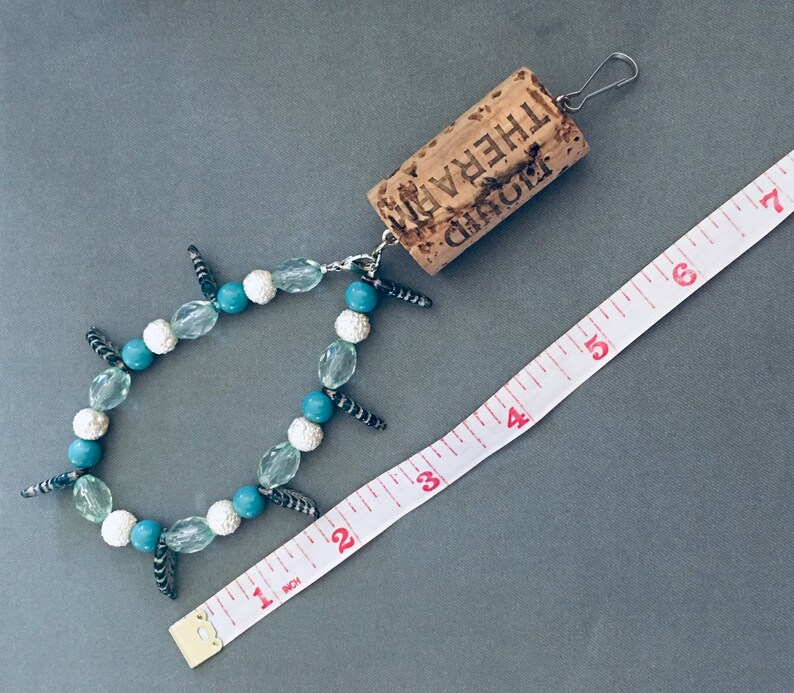 Women's Beaded Wrist Lanyard Wine Cork Lanyards Wine Etsy