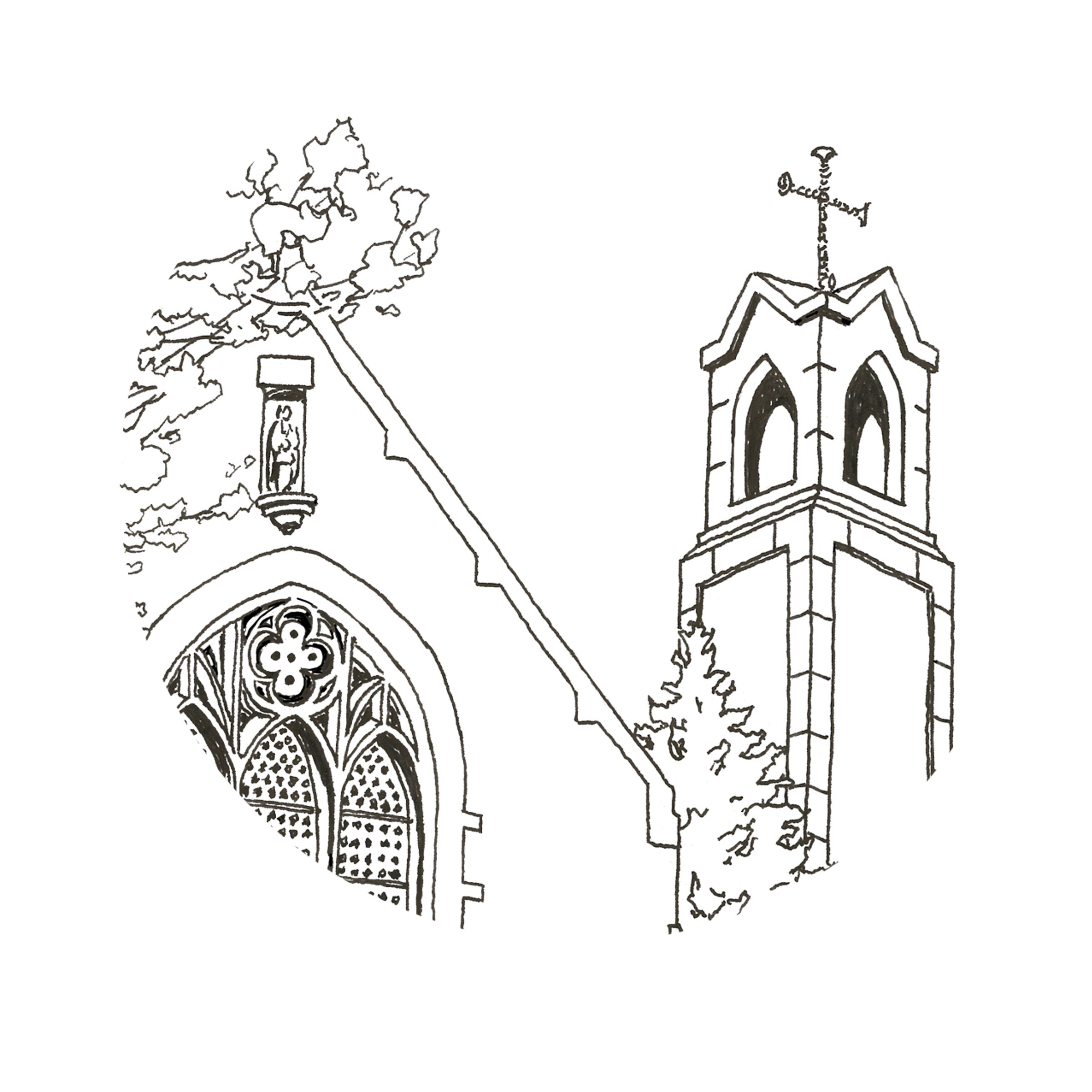 St. Anne's Church Barrington IL Etsy