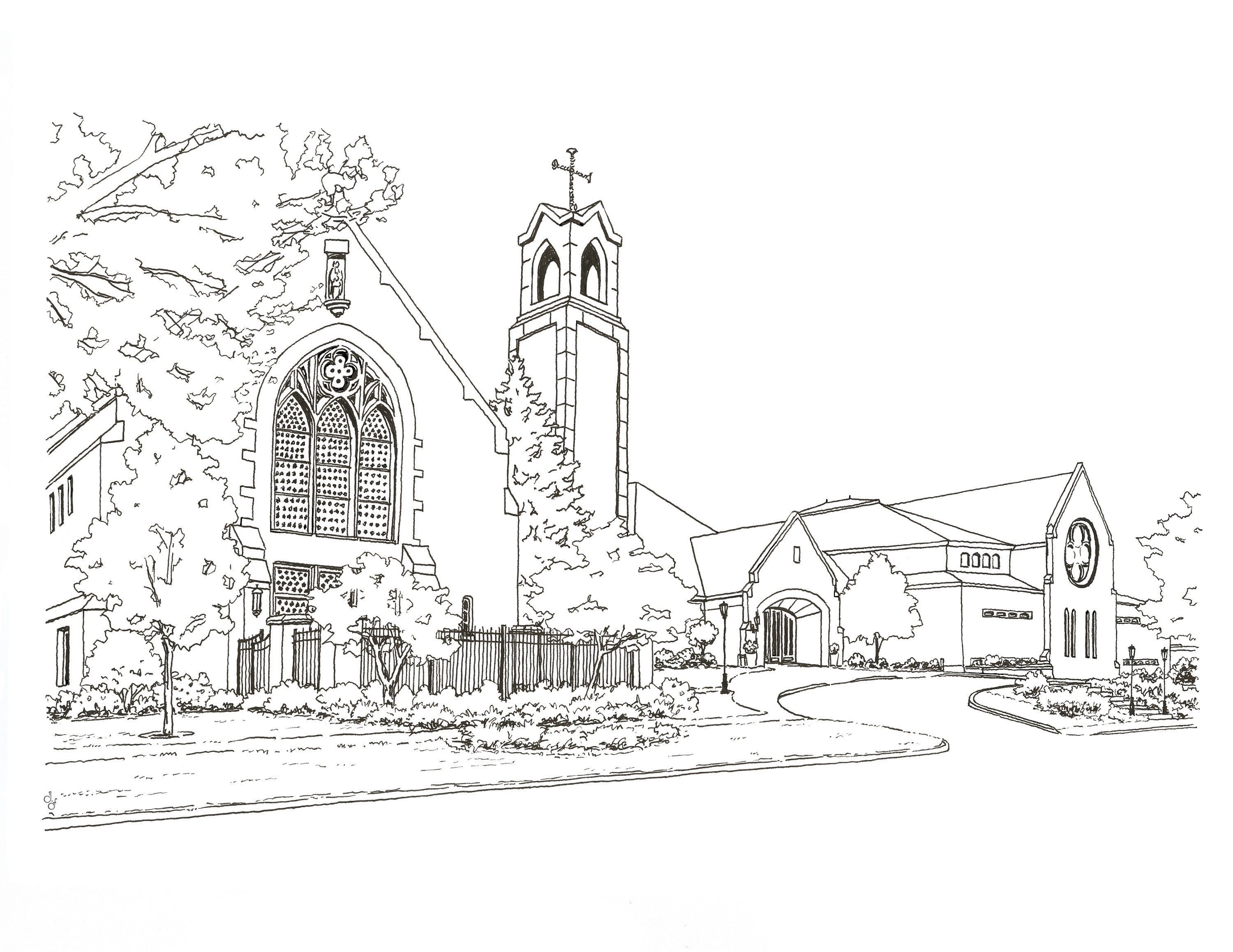 St. Anne's Church Barrington IL Etsy