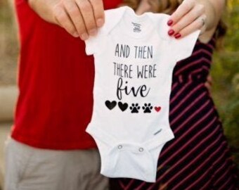 and then there were five onesie