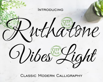 Fonts Set Digital Font Modern Calligraphy Swash Classic Font Software Download OTF Files Word Silhouette Cricut Photoshop Corel Draw