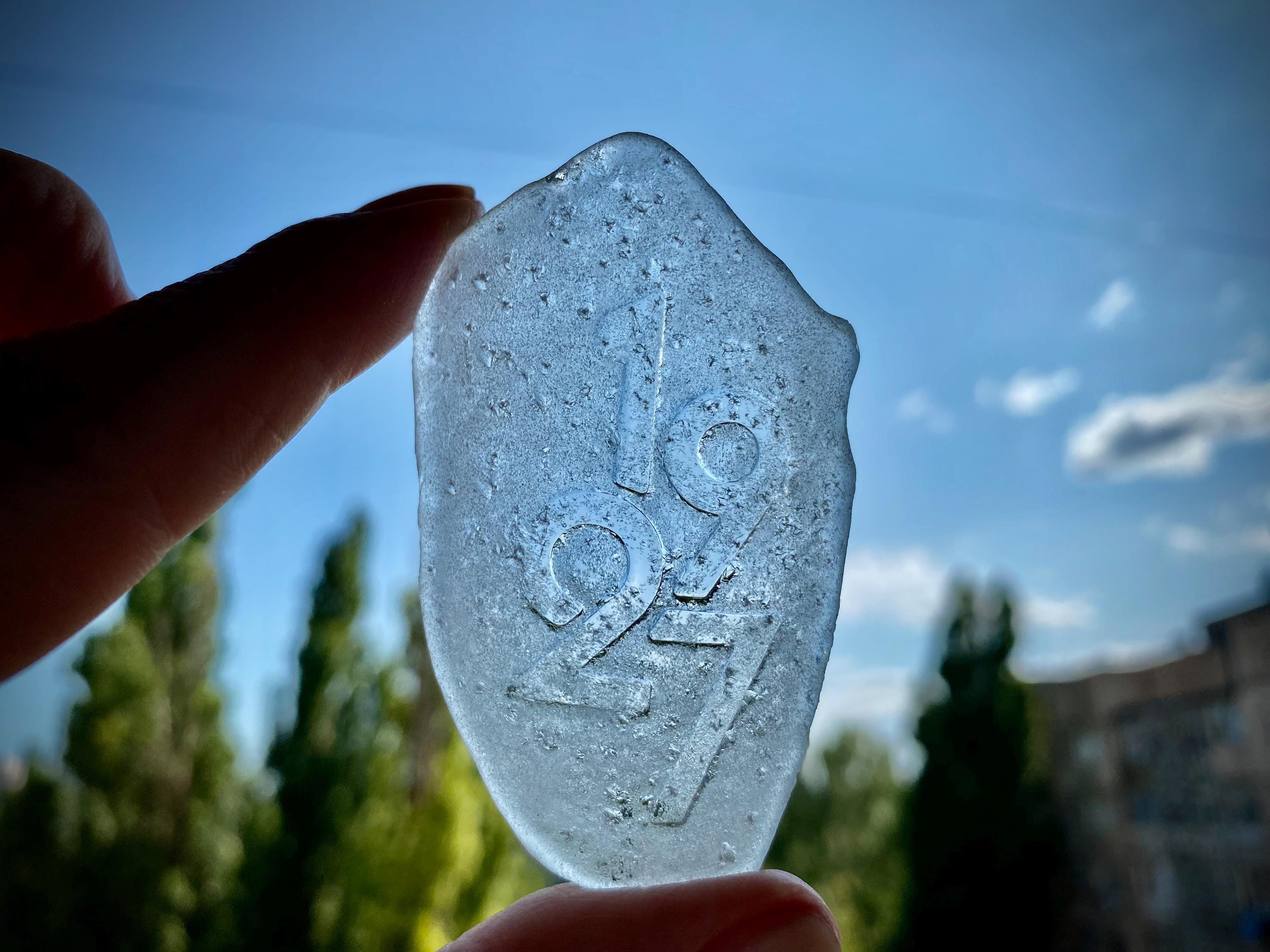 番号の入ったボトルの一部 希少なシーグラス 1927年 コレクション用の