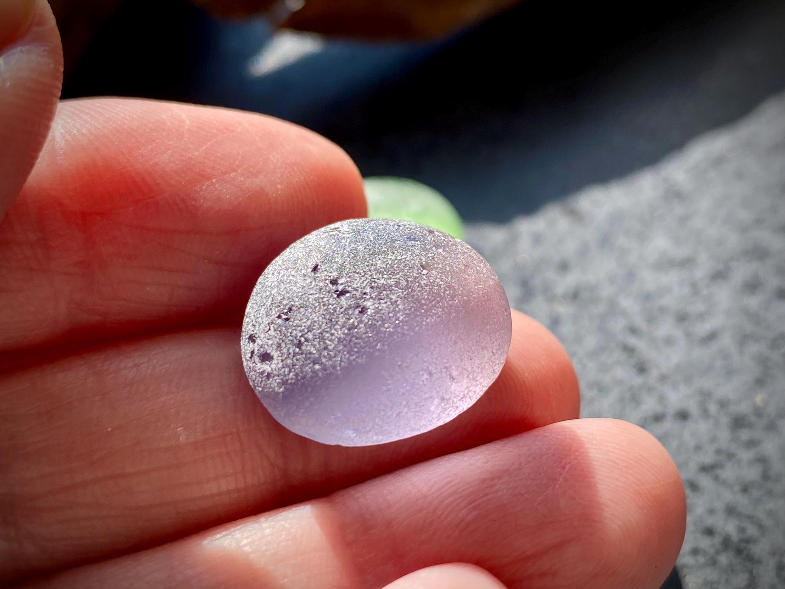 Colored Glass Rock Set Rare Sea Glass Stone Thick Frost Sea Glass 6 Pcs ...