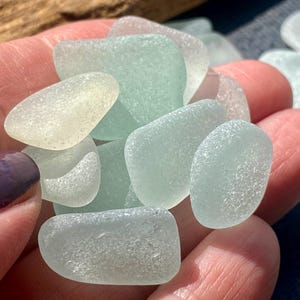 Small sea glass set frost For jewelry making Mixed beach glass Smoky sea glass bulk Natural sea glass for craft Sea glass pieces for mosaic