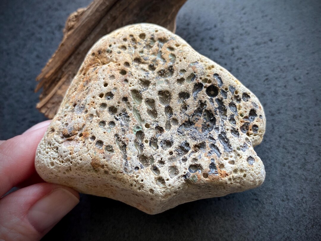 Slag Collection Unusual Beige Slag Pebble for Marine Collectors Rare Beach Home Decor ...