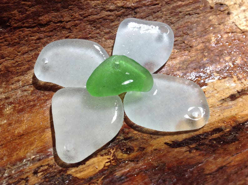Sea Glass Hole 2 mm Drilled Sea Glass For Jewelry Crafts SmallMiddle Sea Glass Pendant Sea Glass Beads Beach Glass Jewelry Supply Sea Glass