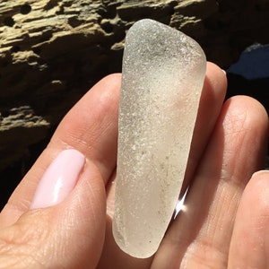 Collectible sea glass Frost sea glass white Smoke sea glass real Rare beach find Unique sea glass Authentic sea glass Extra old sea glass
