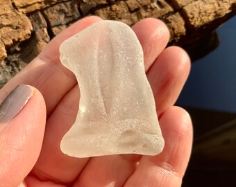 確認用❤️シーグラス ユニークなアンティークシーグラス、数字の1の形、模様のシーグラス