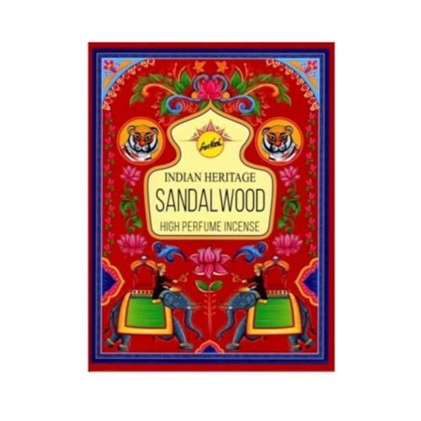Sreevani  Indian Heritage | Sandalwood Incense Sticks | 15 Gram Pack Box with 12 Packs