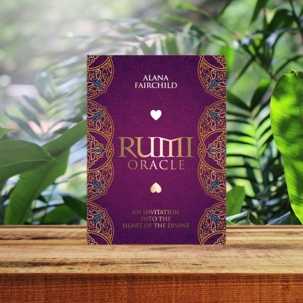 Rumi Oracle Cards & Guidebook Set Tarot Card Deck Book Kit magick magic pagan wicca witchcraft Sufi Poet Mystic Mysticism By Alana Fairchild