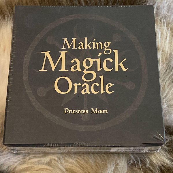 Making Magick Oracle Deck Full Size 36 Round Spell Cards Priestess Moon Rockpool