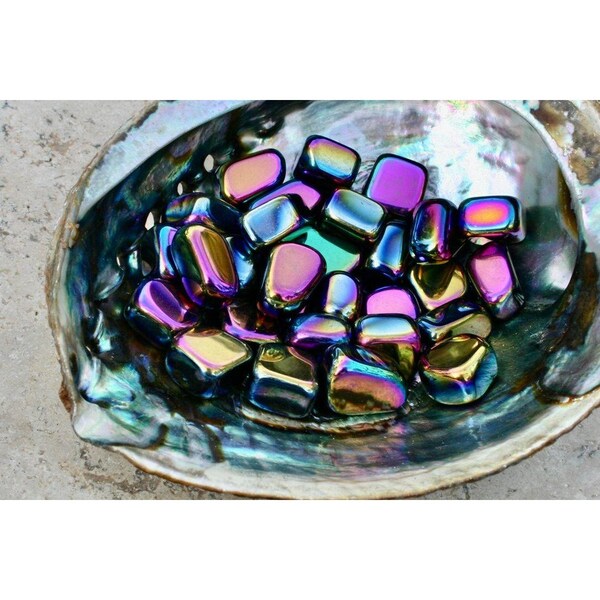 Rainbow Hematite Tumbled Stones | Tumbled Rainbow Hematite |