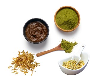 Herbal Henna Hair Color With Chamomile with Calendula