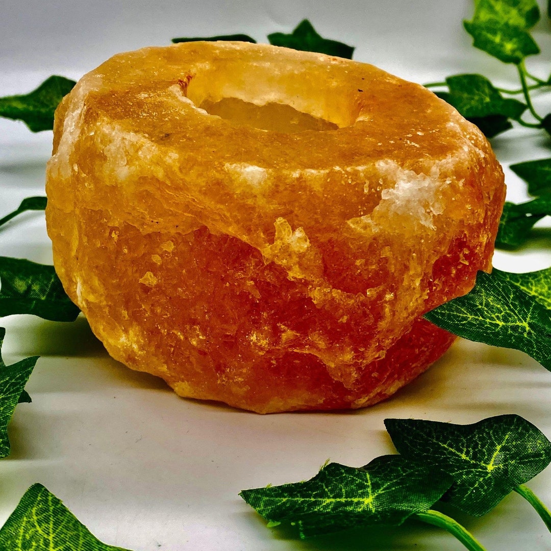 Himalayan Salt Candle Holder Etsy