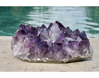 Amethyst Tea Light Candle Holder | Natural Amethyst Crystal Points |Tea Light Holder