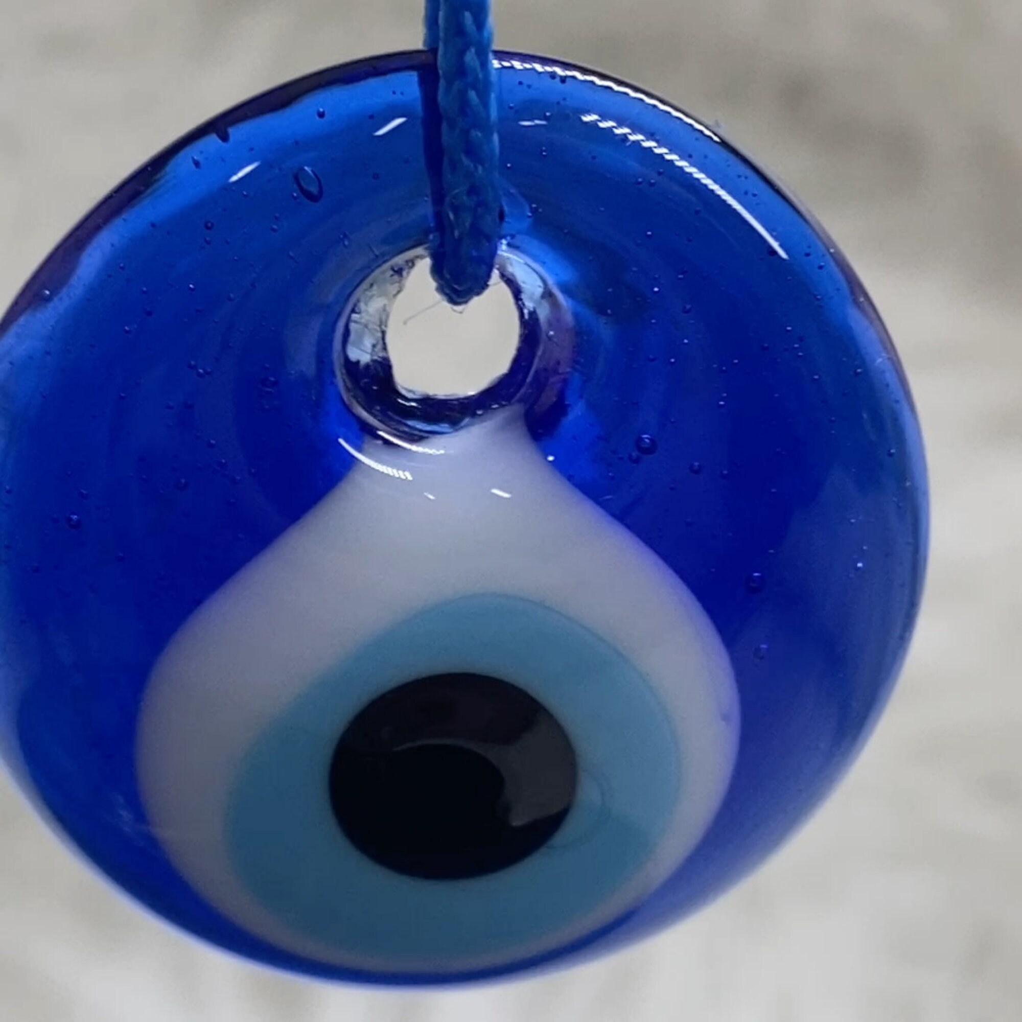 Türkisches Evil Eye Glas 9 cm griechisches Mati Auge Nazar Amulett Schutz  Glück 100% authentische handgefertigte Wohnkultur Auto Hängen -   Österreich