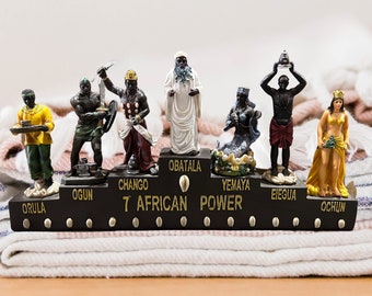 7 African Powers Figurine: Energy and Spirituality