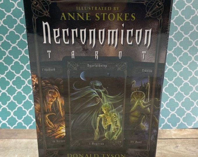 Necronomicon Tarot Deck with Guidebook & Box - 78 Cards Full Deck