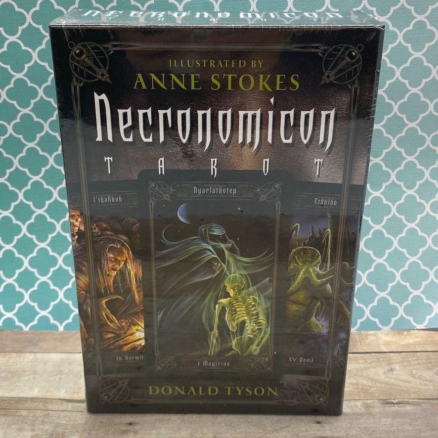 Necronomicon Tarot Deck With Guidebook & Box 78 Cards Full Etsy