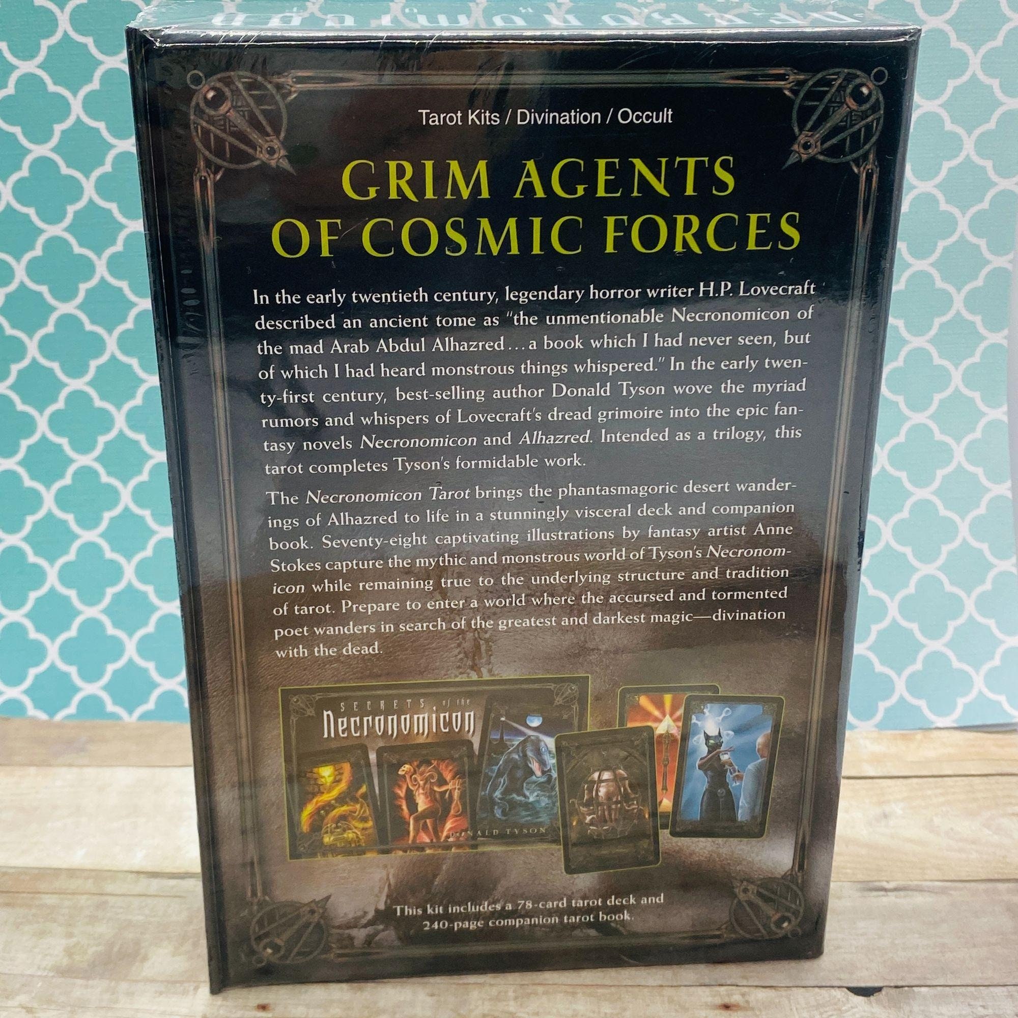 Necronomicon Tarot Deck With Guidebook & Box 78 Cards Full Etsy