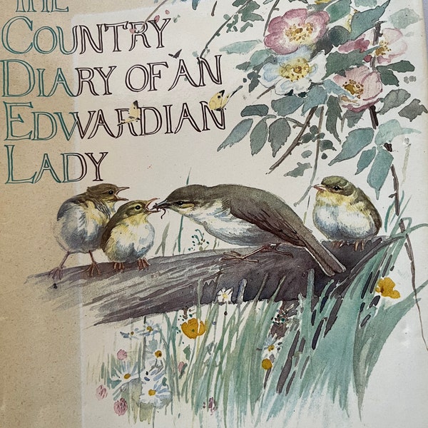 Edith Holden country diary, edwardian lady book pages