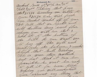 digital antique letters #8 1911 - 1916, 5 pages