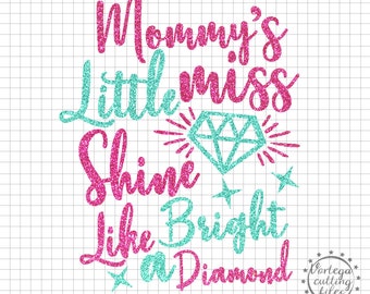 Mommys Little Princess Svg Mommys Girl Svg Mommy Daughter ...
