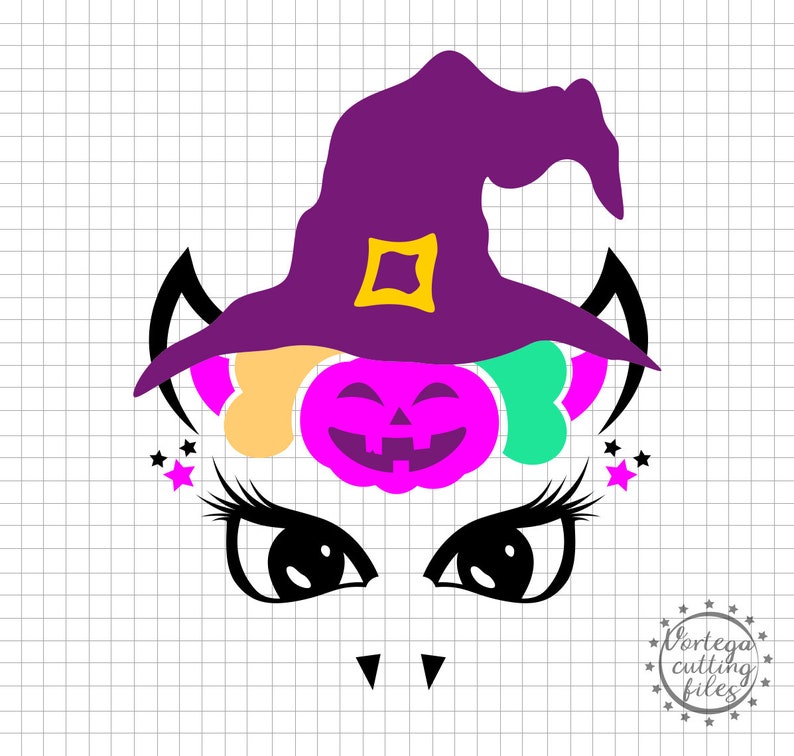 Download Halloween Svg Unicorn Svg Dxf Halloween Unicorn Halloween Girl Etsy PSD Mockup Templates