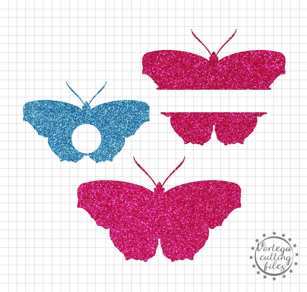 Free Free 236 Silhouette Butterfly Monogram Svg SVG PNG EPS DXF File